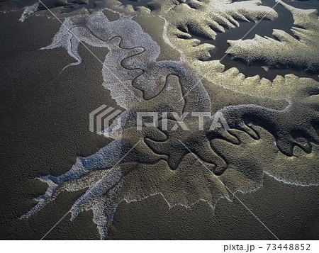 海 航空撮影 氷 73448852