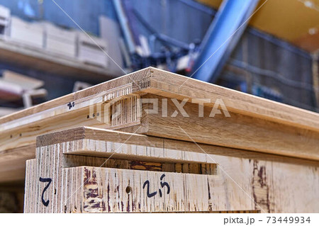 Joinery. Door leaf. Wood door manufacturing process. Furniture manufacture 73449934