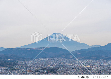権現山の展望台から見た富士山（弘法山公園・吾妻山コース） 73449987