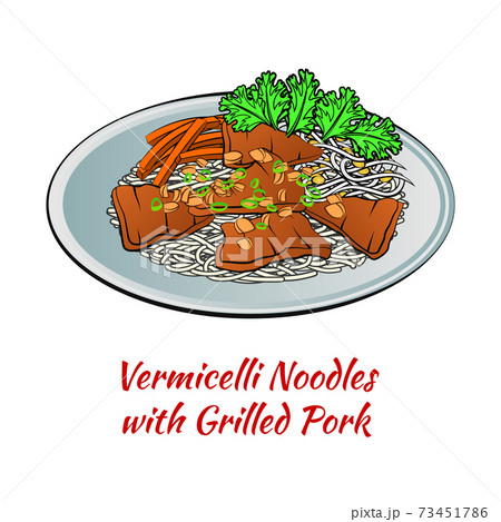 Set of delicious and famous food of Vietnam in colorful gradient design icon Set of delicious and famous food of Vietnam in colorful gradient design icon 73451786