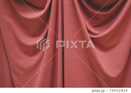 Detail of draped fabric, focus on folds and creases 73452914