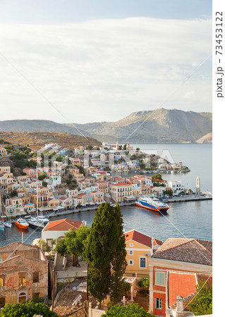 Symi Town, Symi Island, Dodecanese Islands, Greece 73453122