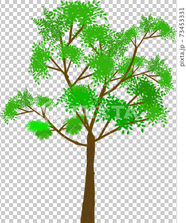 枝が多い木のイラスト素材 枝が多い木のイラスト素材