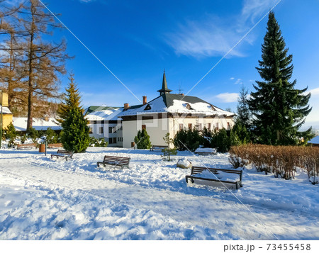 Traditional house in Stary Smokovec. Slovakia 73455458