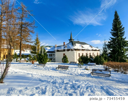 Traditional house in Stary Smokovec. Slovakia 73455459
