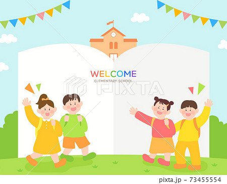 子供 学校 幼児 73455554