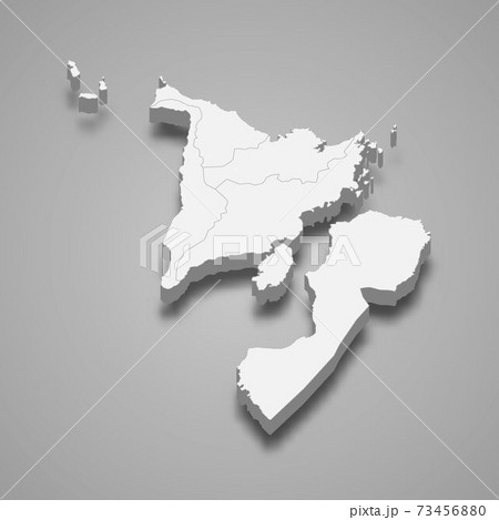 philippines map vector 3d clipart