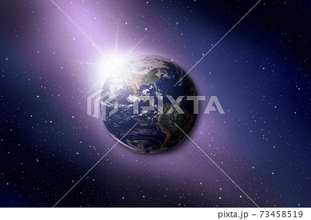 View of looking planet earth on space galaxy and star background , science and education concept , Elements of this image furnished by NASA. View of looking planet earth on space galaxy and star background , science and education concept , Elements of this image furnished by NASA. 73458519