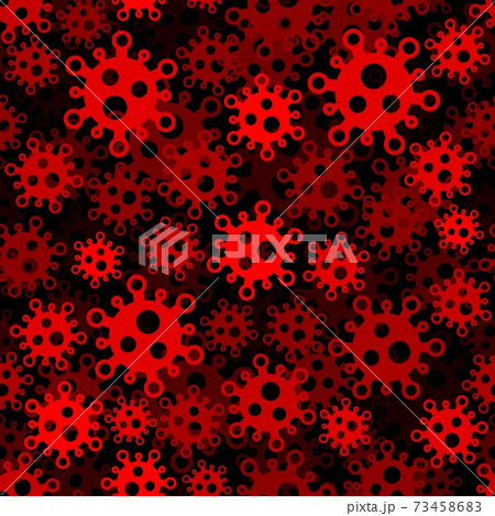 A lot of bright glowy biology cells, bacterias and virus seamless pattern A lot of bright glowy biology cells, bacterias and virus seamless pattern 73458683