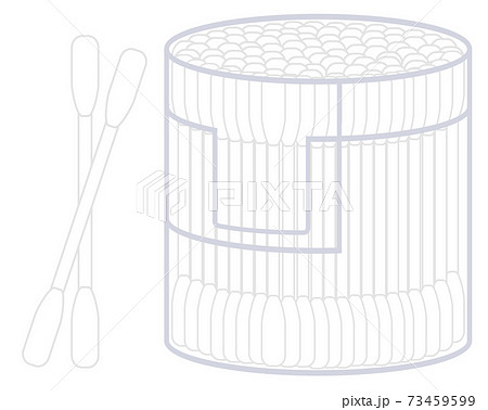 綿棒のイラスト素材