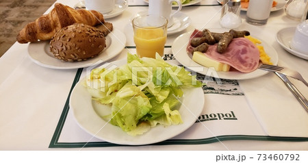 ドイツ　フランクフルト　朝食 73460792