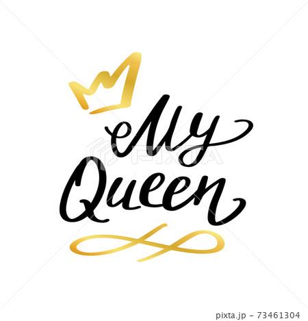 Drama queen handwritten slogan. Vector illustration Drama queen handwritten slogan. Vector illustration 73461304