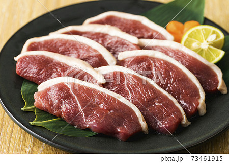 岩手県産あい鴨のムネ肉スライス　 73461915