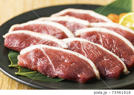 岩手県産あい鴨のムネ肉スライス　 73461918