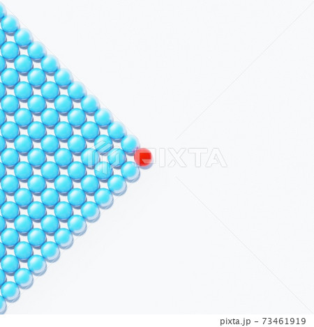 Leadership concept background with pattern made with ping pong balls stock photo 3d rendering Leadership concept background with pattern made with ping pong balls stock photo 3d rendering 73461919