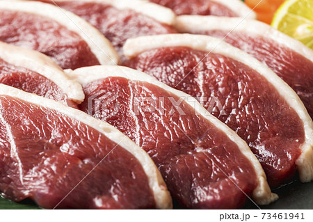 岩手県産あい鴨のムネ肉スライス　 73461941