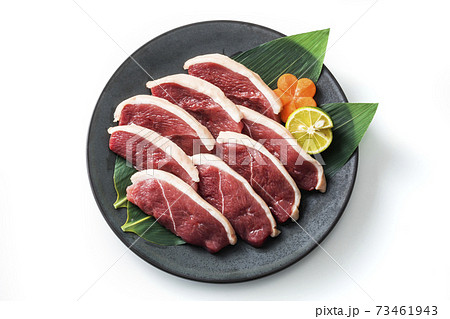 岩手県産あい鴨のムネ肉スライス　 73461943