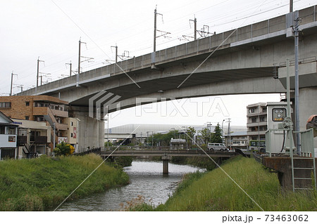 北戸田付近の笹目川（中央橋より上流を望む） 73463062