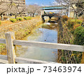 橋から見た川 73463974