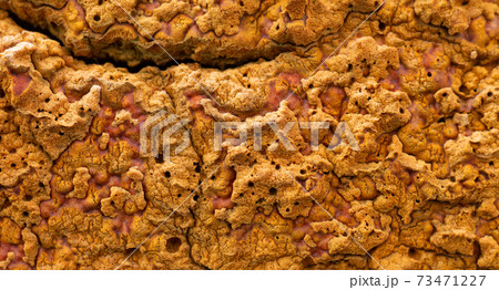 Polyurethane foam for thermal insulation of walls background 73471227