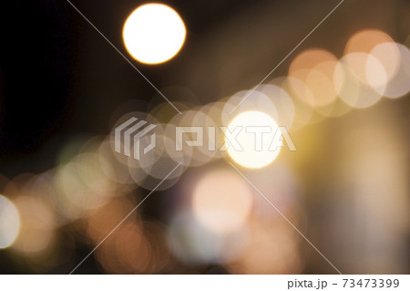 Abstract night christmas bokeh lights background 73473399