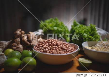 set of vegetarian or vegan raw food with eco bags set of vegetarian or vegan raw food with eco bags 73473711