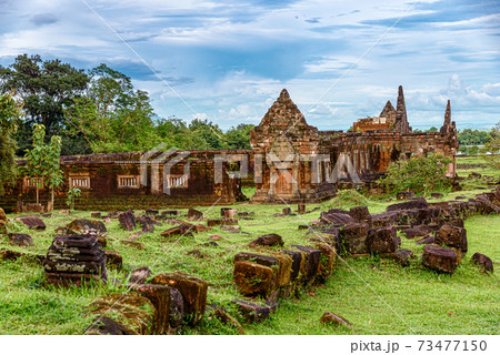 Vat Phou or Wat Phu is the UNESCO world heritage site in Champasak Province, Southern Laos. Vat Phou or Wat Phu is the UNESCO world heritage site in Champasak Province, Southern Laos. 73477150