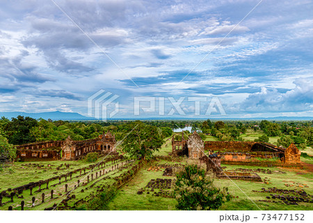 Vat Phou or Wat Phu is the UNESCO world heritage site in Champasak Province, Southern Laos. Vat Phou or Wat Phu is the UNESCO world heritage site in Champasak Province, Southern Laos. 73477152