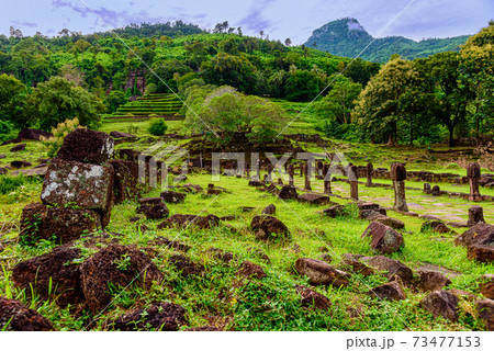 Vat Phou or Wat Phu is the UNESCO world heritage site in Champasak Province, Southern Laos. 73477153