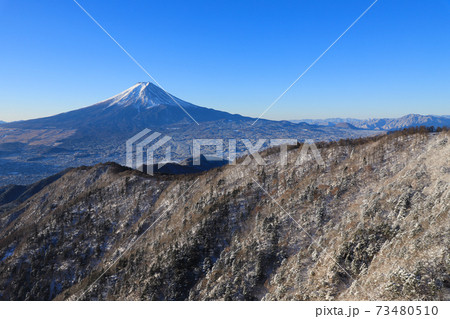 三ッ峠から望む富士山 厳冬 三ッ峠から望む富士山 厳冬 73480510