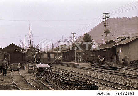 昭和43年 軽便鉄道 井笠鉄道の列車 廃線 岡山県 昭和43年 軽便鉄道 井笠鉄道の列車 廃線 岡山県 73482361