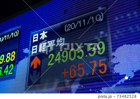 株価ボード【経済イメージ】 73482528