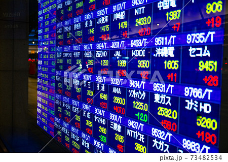 株価ボード【経済イメージ】 株価ボード【経済イメージ】 73482534