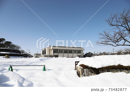 令和3年豪雪6日後の丸岡散策 丸岡体育館(福井県 坂井市 丸岡町) 令和3年豪雪6日後の丸岡散策 丸岡体育館(福井県 坂井市 丸岡町) 73482877