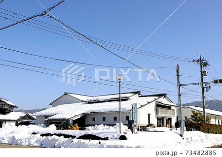 令和3年豪雪6日後の丸岡散策 丸岡図書館（福井県 坂井市 丸岡町） 73482885