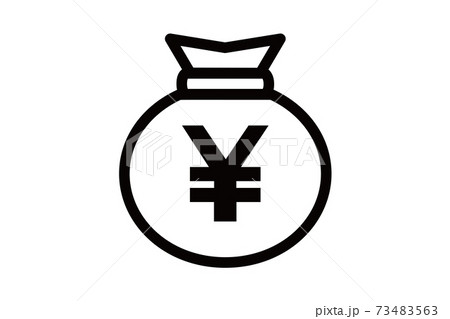 日本円記号の袋のビジネスアイコン 73483563
