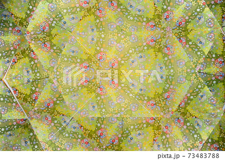 可愛い千代紙・キャラクタ・万華鏡8 73483788