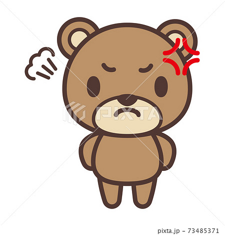 angry teddy bear drawing