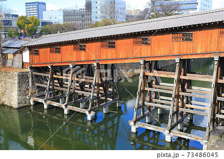【和歌山県】和歌山城の御橋廊下 【和歌山県】和歌山城の御橋廊下 73486045