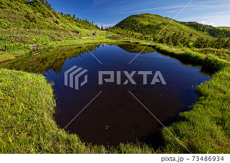 夏の会津駒ヶ岳と駒の池 夏の会津駒ヶ岳と駒の池 73486934