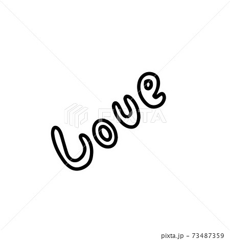 the inscription Love, written by hands. vector illustration in doodle style. design for valentine's day, wedding, greeting cards the inscription Love, written by hands. vector illustration in doodle style. design for valentine's day, wedding, greeting cards 73487359