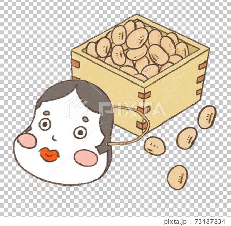 Seasonal events / cute miscellaneous goods Setsubun_Fukutome and Otafuku 73487834