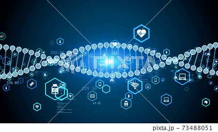 遺伝子　DNA　メドテック 73488051