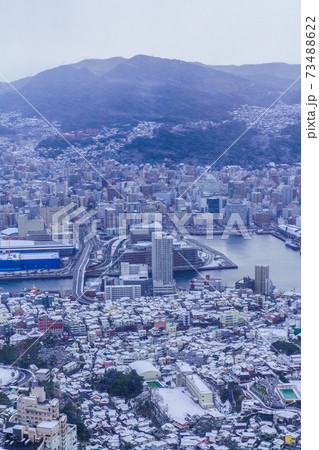 稲佐山　雪景色　【長崎市】 73488622