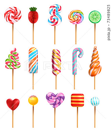 Lollipop Realistic Set Stock Illustration 7345