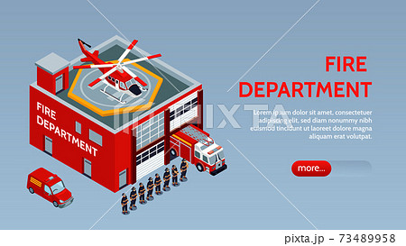 Fire Department Horizontal Banner 73489958