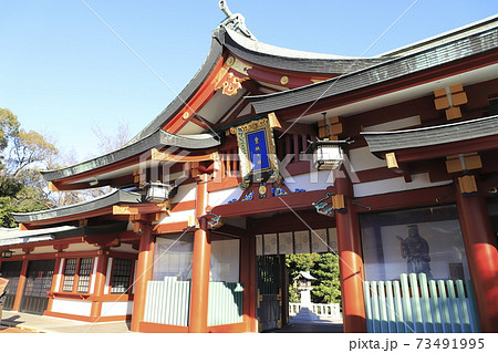 山王日枝神社　神門　　 73491995