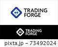 T and F Letters Trading Stock Market Logo Concept 73492024