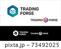 T and F Letters Trading Stock Market Logo Concept 73492025
