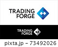 T and F Letters Trading Stock Market Logo Concept 73492026
